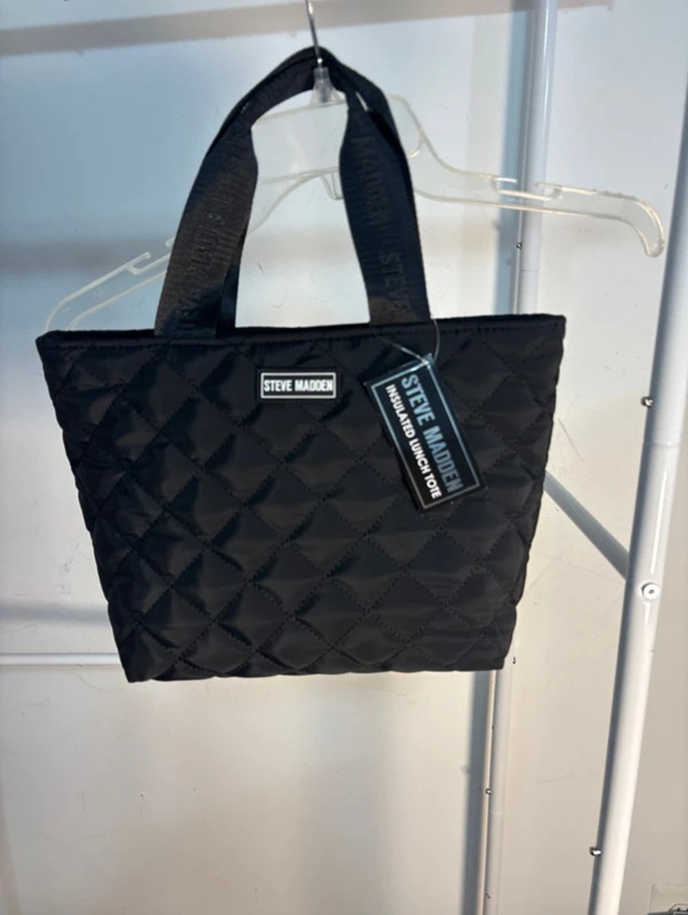 Steve Madden Quilted Insulated Lunch Tote – Brand New with Tags